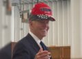 No evidence Biden wearing a Trump hat was a 'lapse'