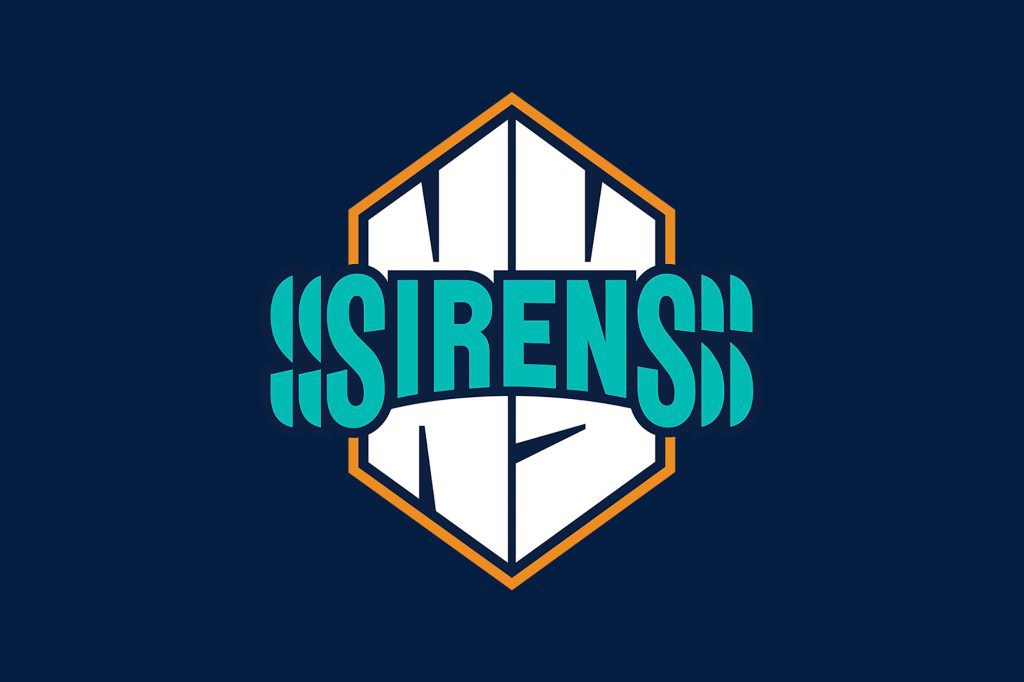 This image released by the PWHL shows the new logo for the New York Sirens hockey team on Monday, Sept. 9, 2024. 