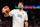 PARIS, FRANCE - AUGUST 06: Tyrese Haliburton of USA warms up during the quarterfinal between USA and Brazil  on day eleven of the Olympic Games Paris 2024 at Bercy Arena on August 06, 2024 in Paris, France. (Photo by Marvin Ibo Guengoer - GES Sportfoto/Getty Images)