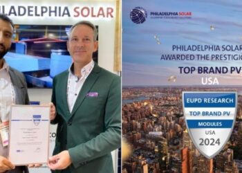 Philadelphia Solar LLC Wins Top Brand PV Award in the USA at RE+ 202 – pv magazine USA