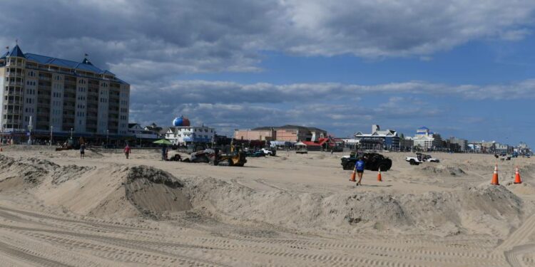 People were prohibited from swimming in Ocean City, Maryland after medical waste began washing ashore last weekend.