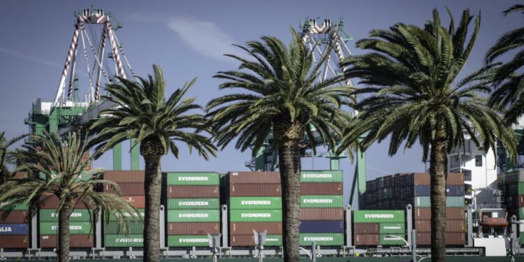 Trade at the Port of Los Angeles for the month of July increased 24% year over year to $30 billion. (Photo: Jim Allen/FreightWaves)