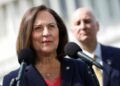 Sen. Deb Fischer (R-Neb.) shown here on May 11, 2023, at the U.S. Capitol, said the votes aren't there for Nebraska to change the way it allots electoral votes before the November election.