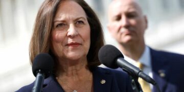 Sen. Deb Fischer (R-Neb.) shown here on May 11, 2023, at the U.S. Capitol, said the votes aren't there for Nebraska to change the way it allots electoral votes before the November election.