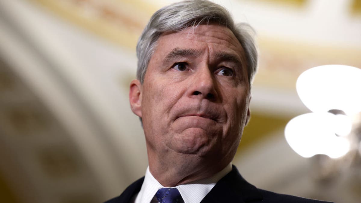 Sen. Sheldon Whitehouse, D-RI, in closeup shot