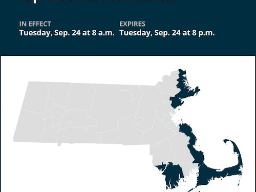 Rip current statement issued for 6 Massachusetts counties for Tuesday