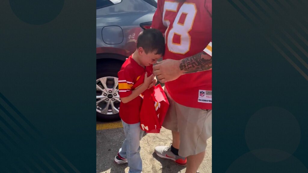 See this young NFL fan tear up over his birthday gift