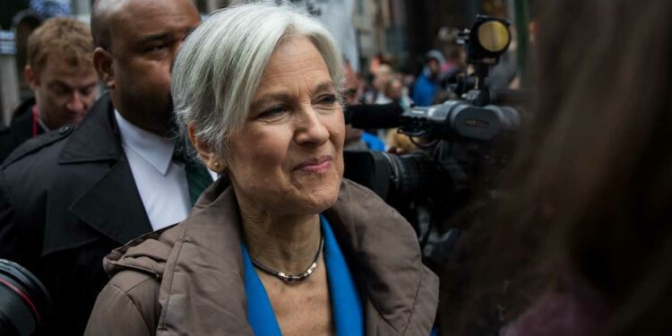 NEW YORK, NY - DECEMBER 5: Green Party presidential candidate Jill Stein waits to speak at a news conference on Fifth Avenue across the street from Trump Tower December 5, 2016 in New York City. Stein, who has launched recount efforts in Michigan and Wisconsin, spoke about demanding a statewide recount on constitutional grounds in Pennsylvania. (Photo by Drew Angerer/Getty Images)