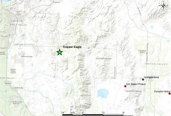 T2 Metals Completes Follow Up Sampling and Mapping at Copper Eagle Project, Nevada