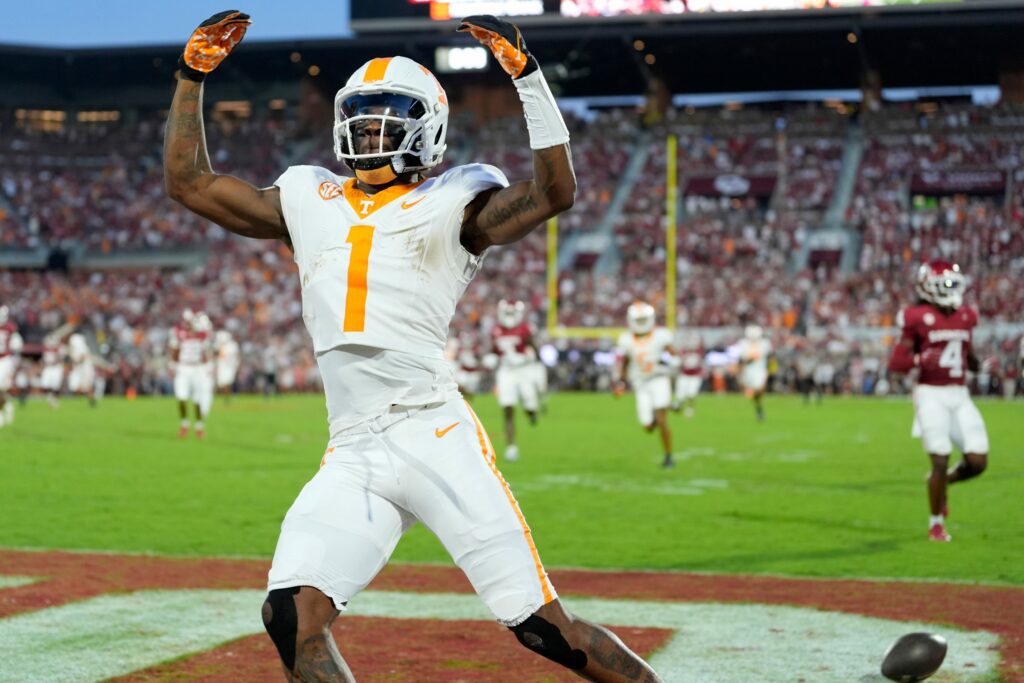 Tennessee Vols leaders for receiving yards after Week 4 in 2024