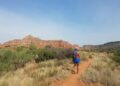 woman hiking at Palo Duro Canyon State Park