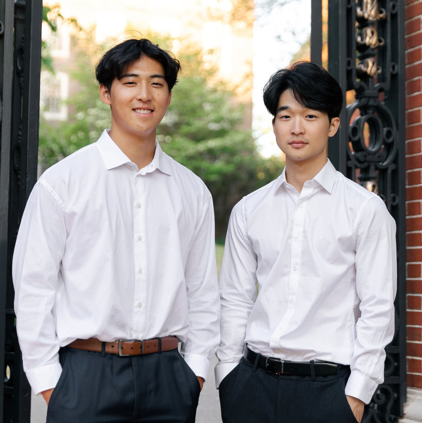 DAYGUARD co-founders Gene Oh (left) and Felix Lee (right).