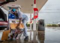 Porkchop Singleton, 78, prepares his generator ahead of Hurricane Francine in Morgan City, Louisiana