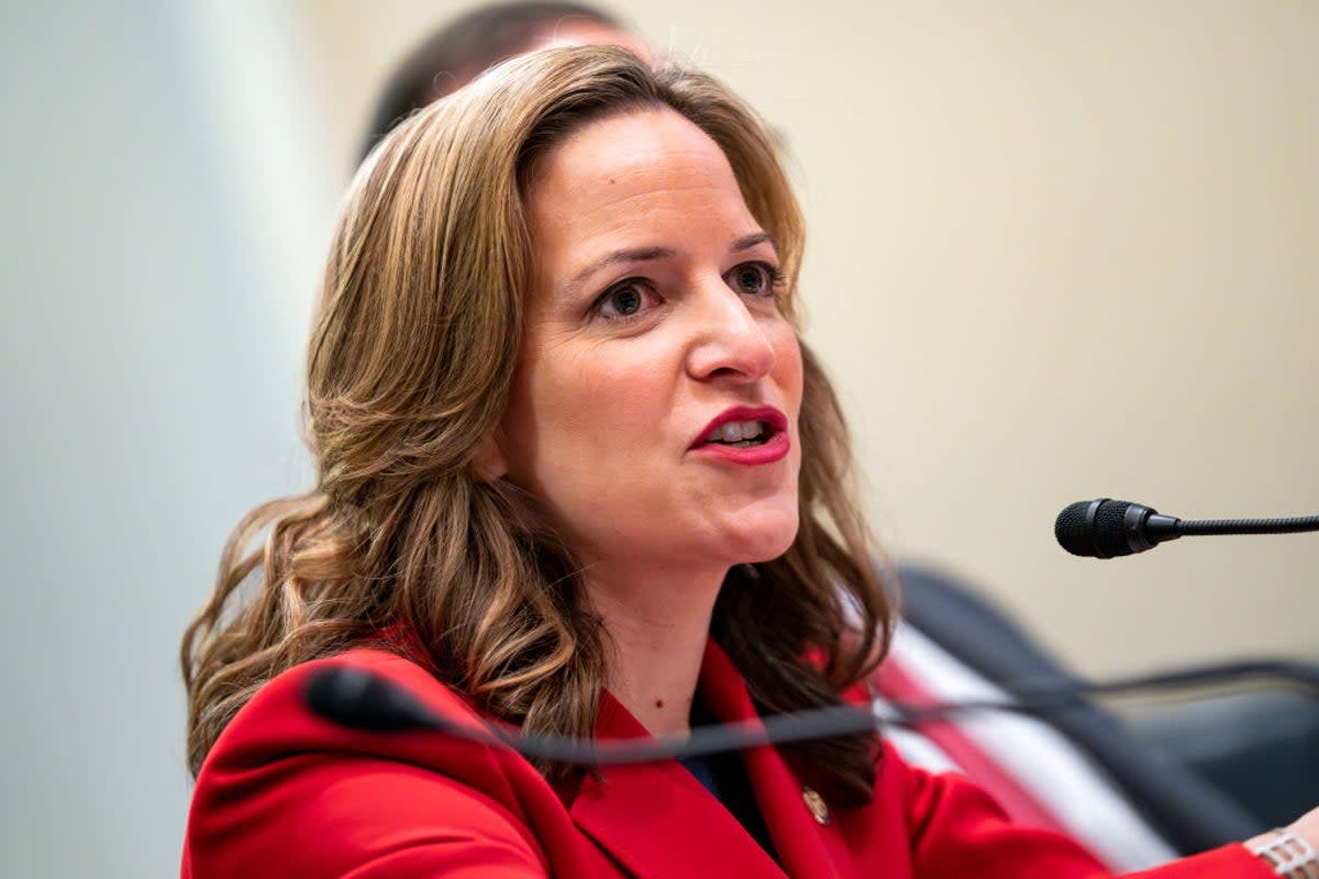 Michigan Secretary of State Jocelyn Benson attends a hearing called by House Republicans to discuss Americans’ confidence in elections on September 11, 2024 (Getty Images)