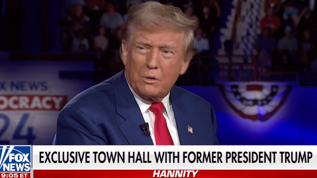 Trump in Fox News town hall