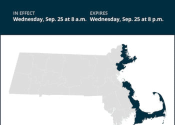 Update: Rip current statement issued for 4 Massachusetts counties for Wednesday