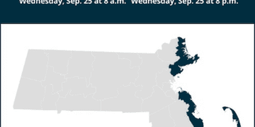 Update: Rip current statement issued for 4 Massachusetts counties for Wednesday