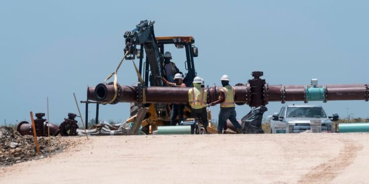 Kyle, Texas pipeline