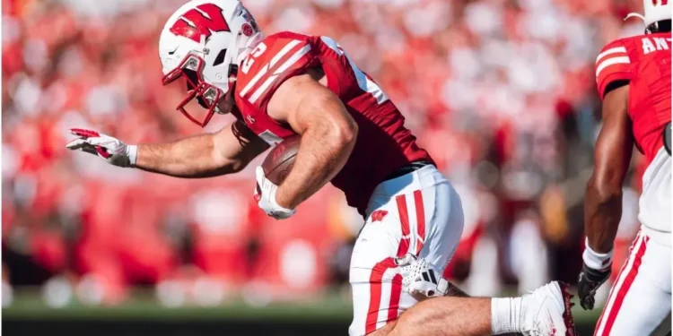 Wisconsin Badgers running back Cade Yacamelli – IMAGO / NurPhoto