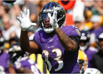 Baltimore Ravens running back John Kelly Jr. – IMAGO / ZUMA Press Wire