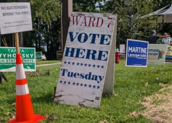 Robert Miller Community & Recreation Center served once again as Burlington's Ward 7 polling station for the Aug. 13, 2024 statewide primary election.