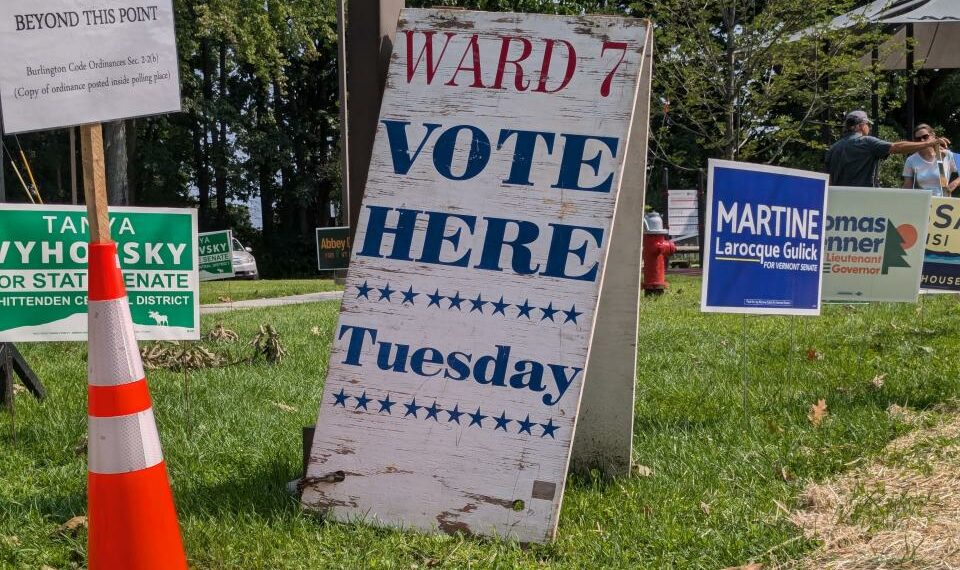 Robert Miller Community & Recreation Center served once again as Burlington's Ward 7 polling station for the Aug. 13, 2024 statewide primary election.