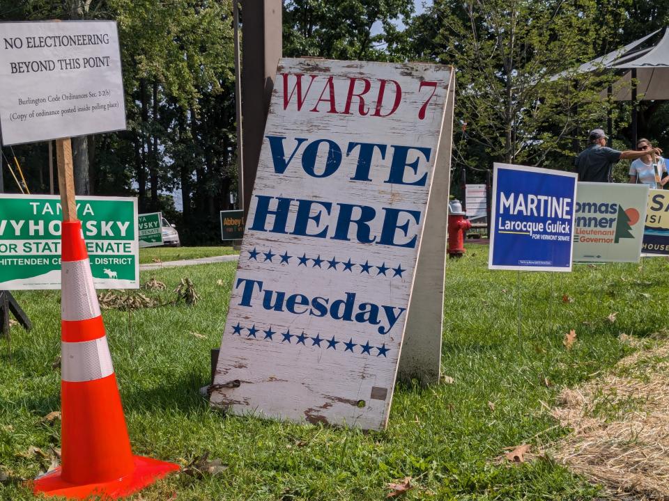 Robert Miller Community & Recreation Center served once again as Burlington's Ward 7 polling station for the Aug. 13, 2024 statewide primary election.