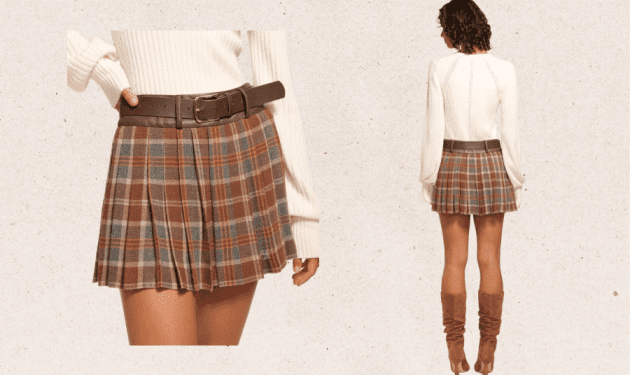 Why Be Mad When You Can Be Plaid? Taylor Swift’s Love for Pleated Skirts Continues With This Fall Pick