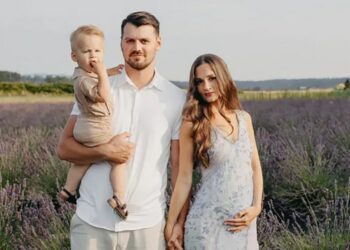 Ilya and Sophia Tsaruk and their young son