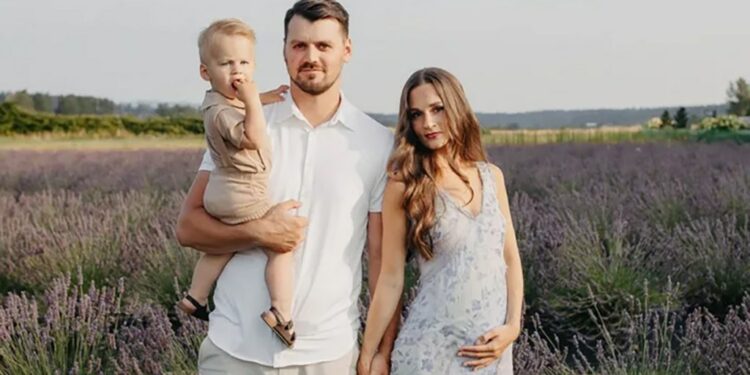 Ilya and Sophia Tsaruk and their young son