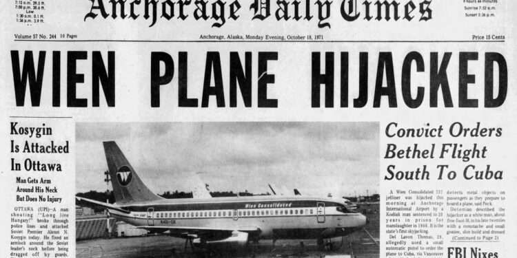 ‘He does not ponder like ordinary people’: The story of Alaska’s first aerial hijacker